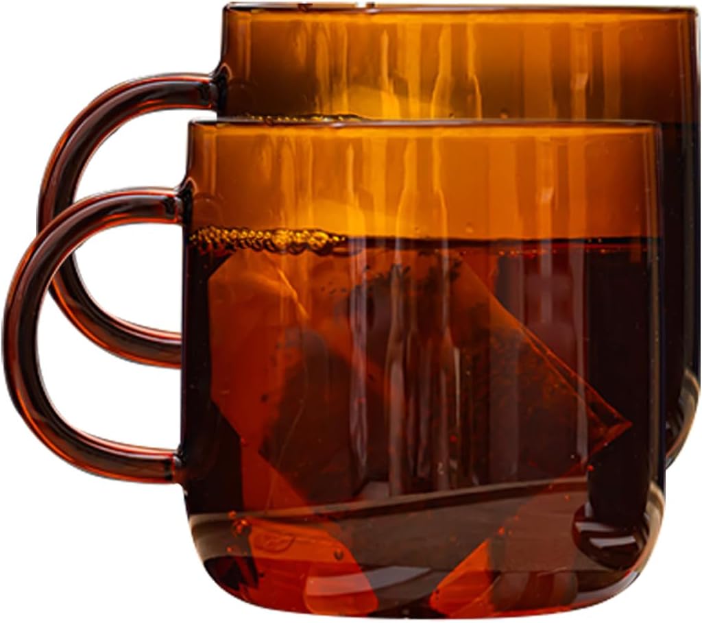 Glass Mugs, Coffee Mug, Coffee Mugs Set, Tea Mugs Set- 2 in 1 Pack Glass Mugs, Coffee Mug, Coffee Mugs Set, Tea Mugs Set- 2 in 1 Pack